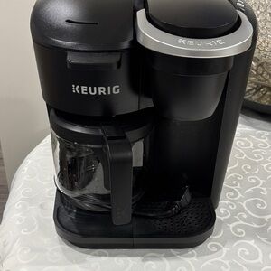 Keurig Black and Silver Coffee Brewer